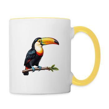 Toucan - Contrasting Mug - white/yellow - Right