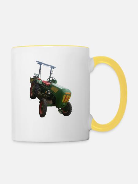 Holder B12 - Tasse zweifarbig - Weiß/Gelb