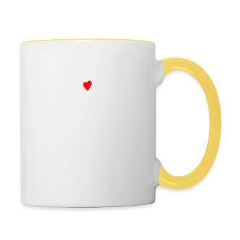 You are my Meow Meow - Contrasting Mug - white/yellow - Right