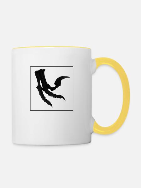 Utharaptor Claw - Tasse zweifarbig - Weiß/Gelb