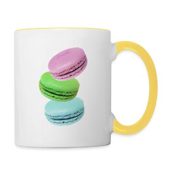 Macarons - Contrasting Mug - white/yellow - Right