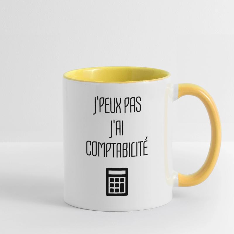 Accountant Accounting Buchhalter Comptable Compta Contrasting Mug