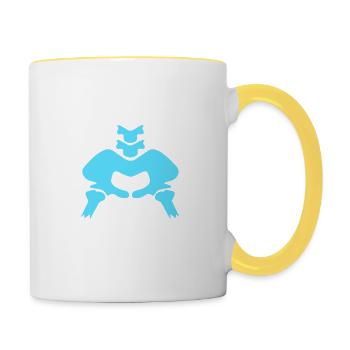 Live Love X-Ray Radiology X-Ray Rad Tech - Tasse zweifarbig - Weiß/Gelb - Rechts