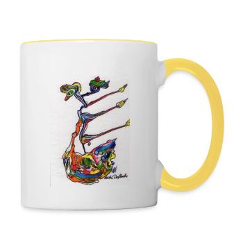 FUNtasie - Contrasting Mug - white/yellow - Right