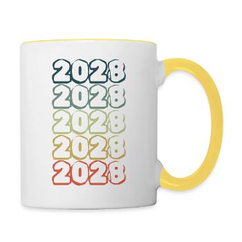 2028 - Contrasting Mug - white/yellow - Right
