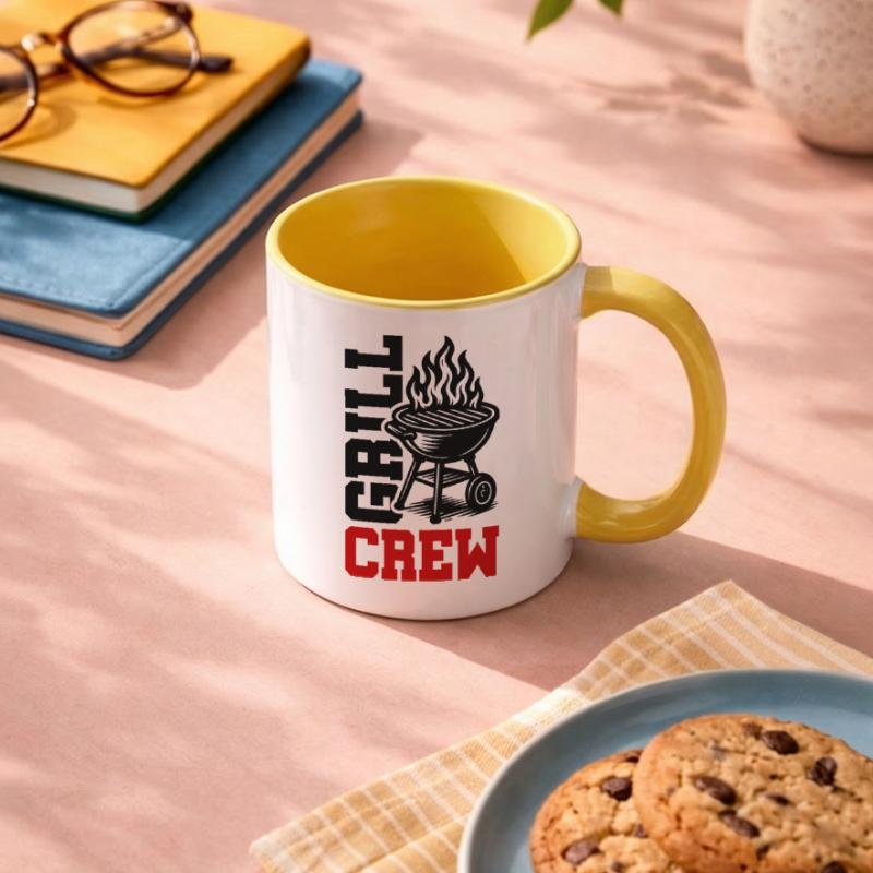 Équipe de grillades Mug contrasté
