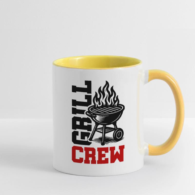 Grill Crew Tasse zweifarbig