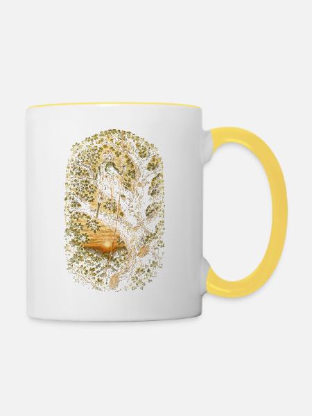 Baumpfleger Baumpflege - Tasse zweifarbig - Weiß/Gelb