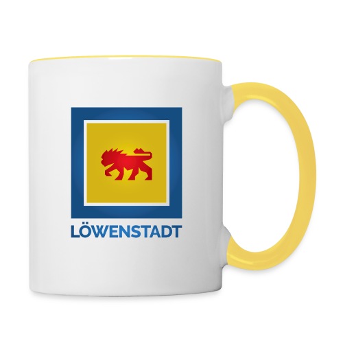 Löwenstadt Fan Design 11 - Tasse zweifarbig