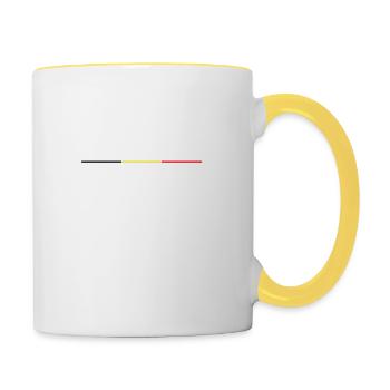 1971 003 004 - Mug contrasté - blanc/jaune - Droite