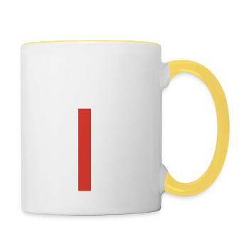 Rotweiss Soly - Tasse zweifarbig - Weiß/Gelb - Rechts