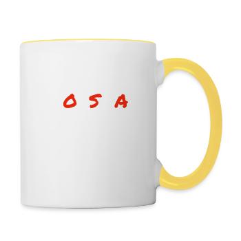 Polska - Tasse zweifarbig - Weiß/Gelb - Rechts