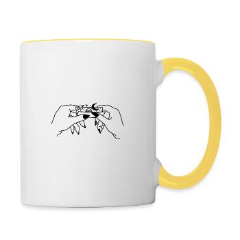 Ms. Joint Universe - Contrasting Mug - white/yellow - Right