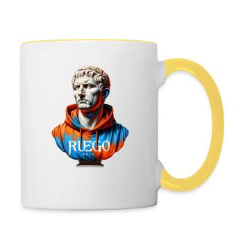 Gaius Julius Caesar - Contrasting Mug - white/yellow - Right