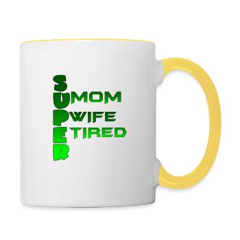 Mother's Day Mother's Day - Contrasting Mug - white/yellow - Right