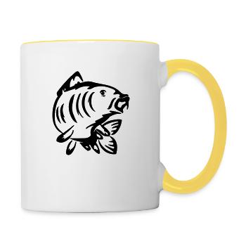 carp - Contrasting Mug - white/yellow - Right
