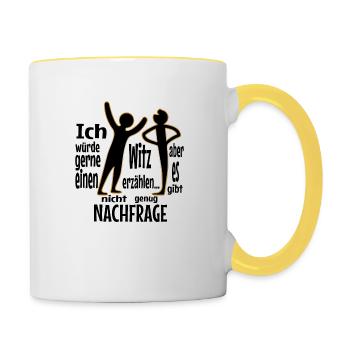 Business - Contrasting Mug - white/yellow - Right