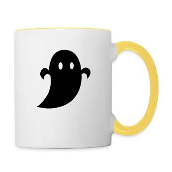 Geist - Tasse zweifarbig - Weiß/Gelb - Rechts