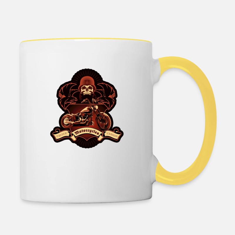Custom Cruiser - Contrasting Mug - white/yellow