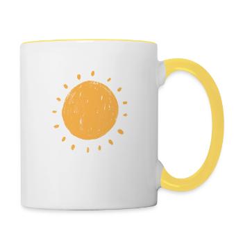 Sun - Contrasting Mug - white/yellow - Right