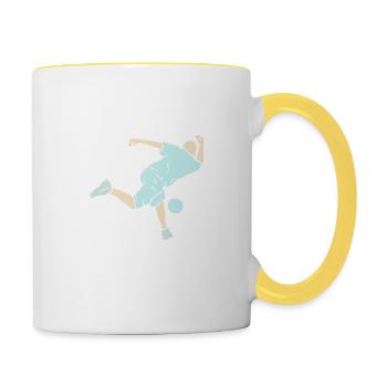 I Go Balls Deep Bowler BowlingJoueur d’équipe - Mug contrasté - blanc/jaune - Droite