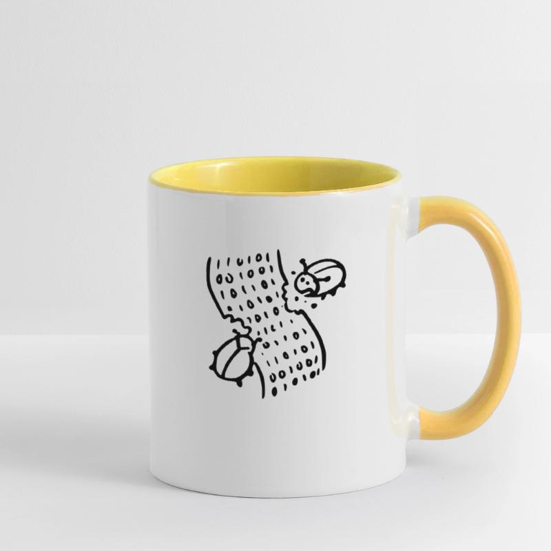 code bugs software Mug contrasté