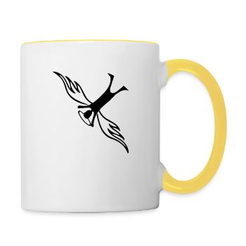 Angel - Contrasting Mug - white/yellow - Right
