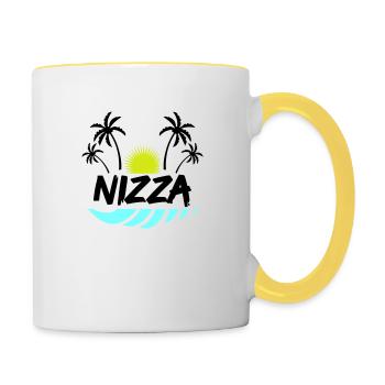 Nice - Contrasting Mug - white/yellow - Right
