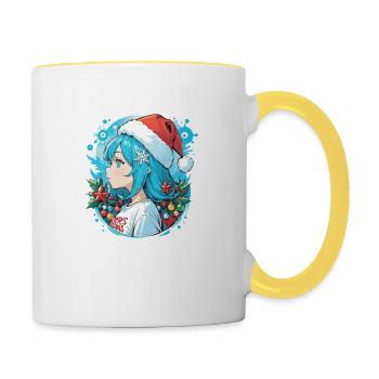 Noel Kawaï Manga - Contrasting Mug - white/yellow - Right