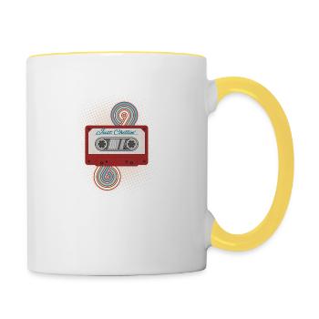 Just Chillin' - Tasse zweifarbig - Weiß/Gelb - Rechts
