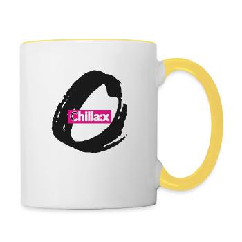 Chill & Relax - Contrasting Mug - white/yellow - Right