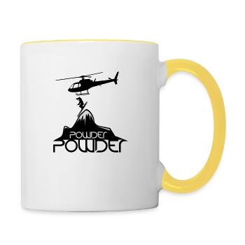 Powder - Contrasting Mug - white/yellow - Right