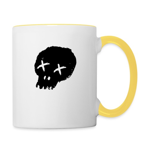 blackskulllogo png - Contrasting Mug
