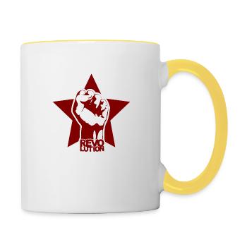 Revolution - Contrasting Mug - white/yellow - Right