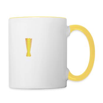 Yeast nice day! Wheat Gift Idea - Contrasting Mug - white/yellow - Right