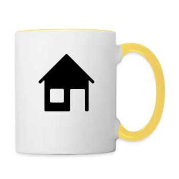 haus__f1 - Contrasting Mug - white/yellow - Right