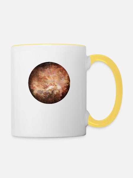 Venus - Tasse zweifarbig - Weiß/Gelb