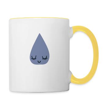 drops - Contrasting Mug - white/yellow - Right