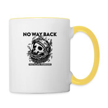 No Way Back - Tasse zweifarbig - Weiß/Gelb - Rechts
