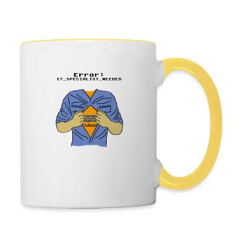 IT-specialist - Contrasting Mug - white/yellow - Right