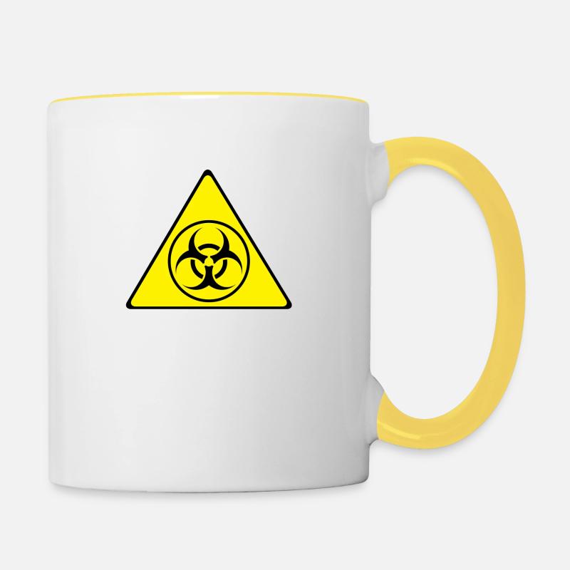 Toxic - Contrasting Mug - white/yellow