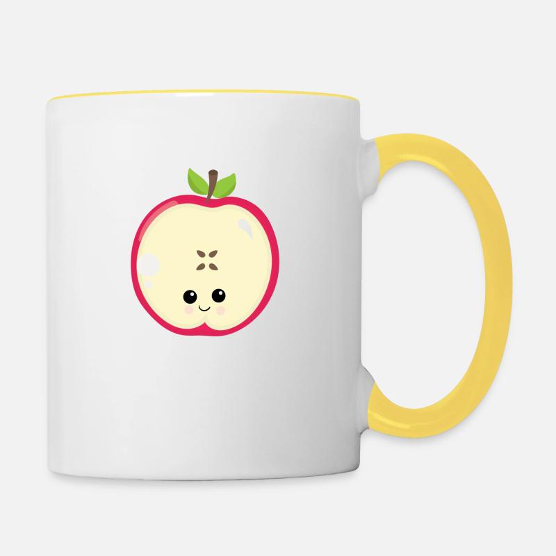 FRUIT - Tasse zweifarbig - Weiß/Gelb