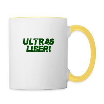 Ultras Liberi - Contrasting Mug - white/yellow - Right