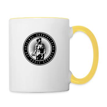 Ruhrpott Ruhrpottkind - Contrasting Mug - white/yellow - Right