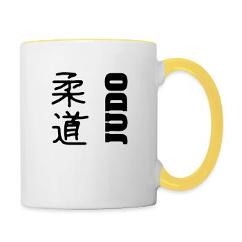 Judo - Contrasting Mug - white/yellow - Right