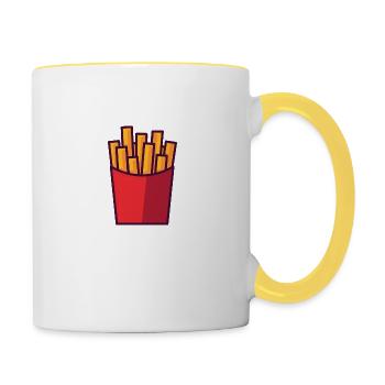 French fries - Contrasting Mug - white/yellow - Right