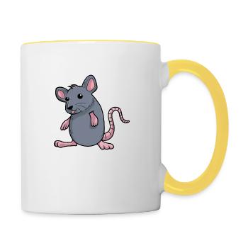 mouse - Contrasting Mug - white/yellow - Right
