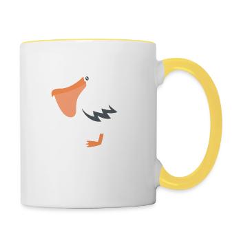 pelican - Contrasting Mug - white/yellow - Right