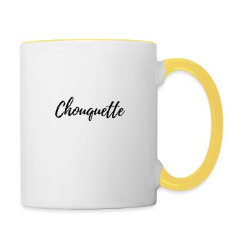 CHOUQUETTE - Contrasting Mug - white/yellow - Right