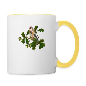 Bird - Contrasting Mug - white/yellow - Right
